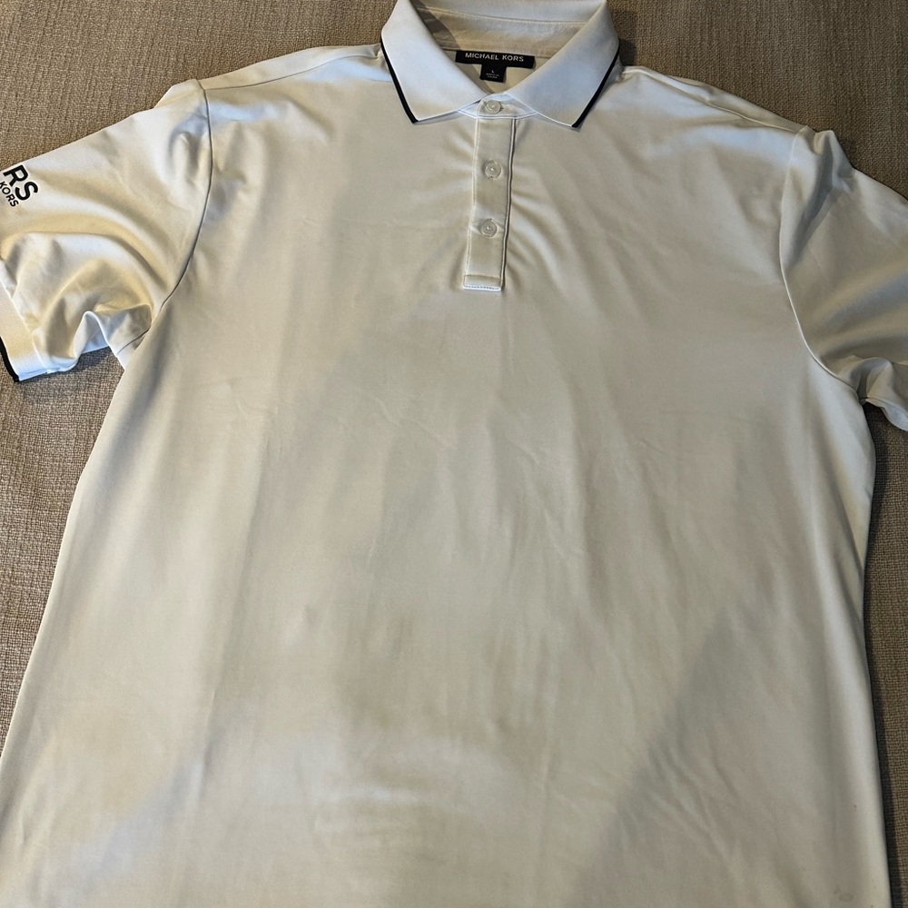 Michael Kors Men's White Polo Shirt
